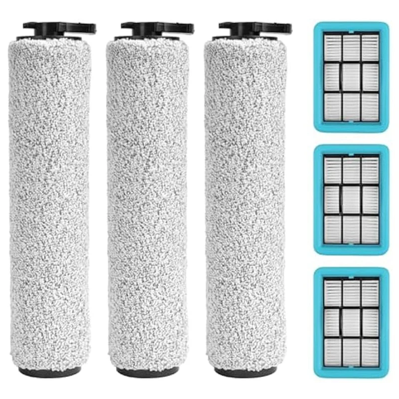Replacement Brushes &amp Filters For Bissell Crosswave Hard Floor Expert Vacuum 3831 HF2 3845 Parts