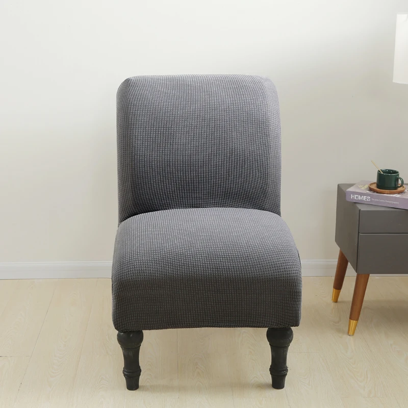 Однотонные чехлы на сиденья и кресла без подлокотников современные эластичные