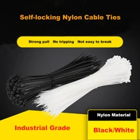 self locking nylon cable tie 3100 4 200 5300 black white wrap zip ties plastic strap binding wire harness fixed