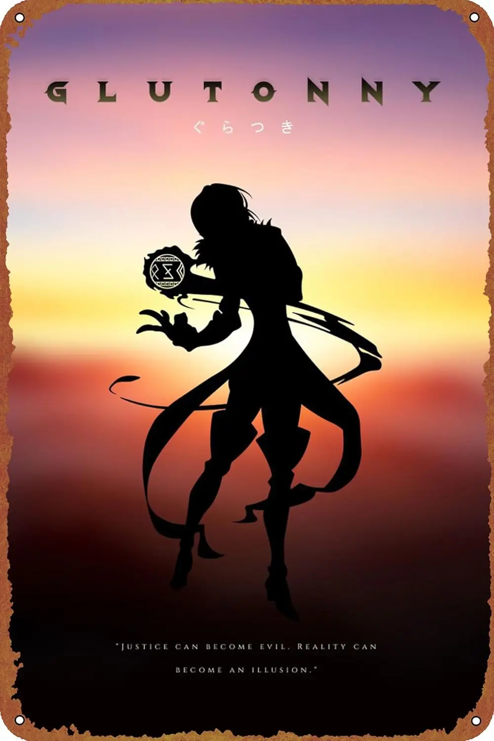 Лучшие аниме-цитаты Merlin аниме-плакат жестяная вывеска кафе-бар домашнее