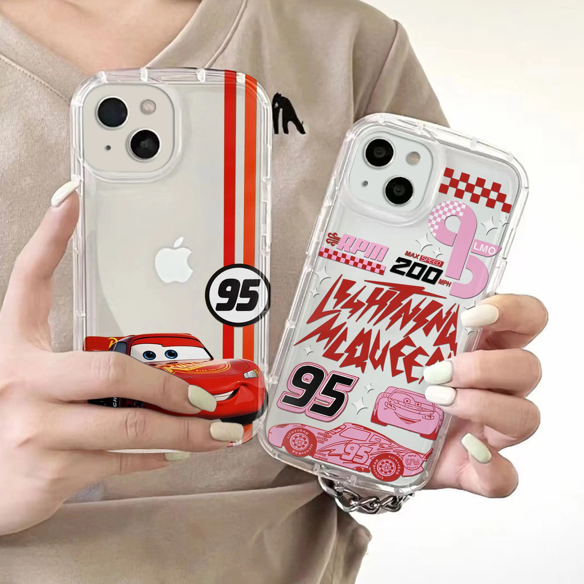 Стильные автомобильные диспенсеры McQueen прозрачные детали для OPPO Realme C11 C20 C21Y C31 C33