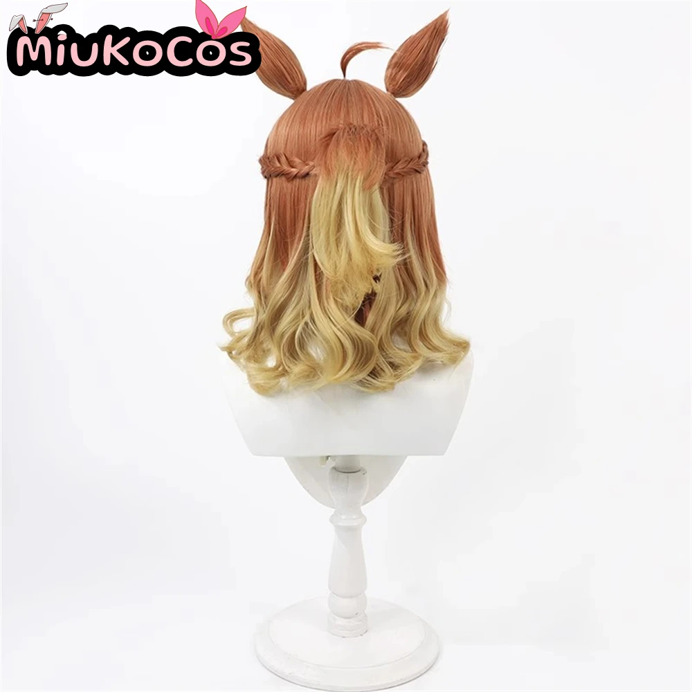 Фото В НАЛИЧИИ frikaングルポ Baile Jungle Pocket Cosplay Wig 70cm With Ears and Tail MiukoCosplay Game Umamusume:Pretty Derby Cosplay №4
