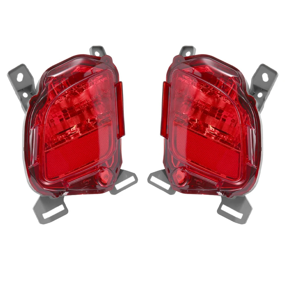 

1Pair Car Left Right Rear Bumper Fog Light Parking Warning Reflector Taillights for Toyota Highlander 2014 2015 2016