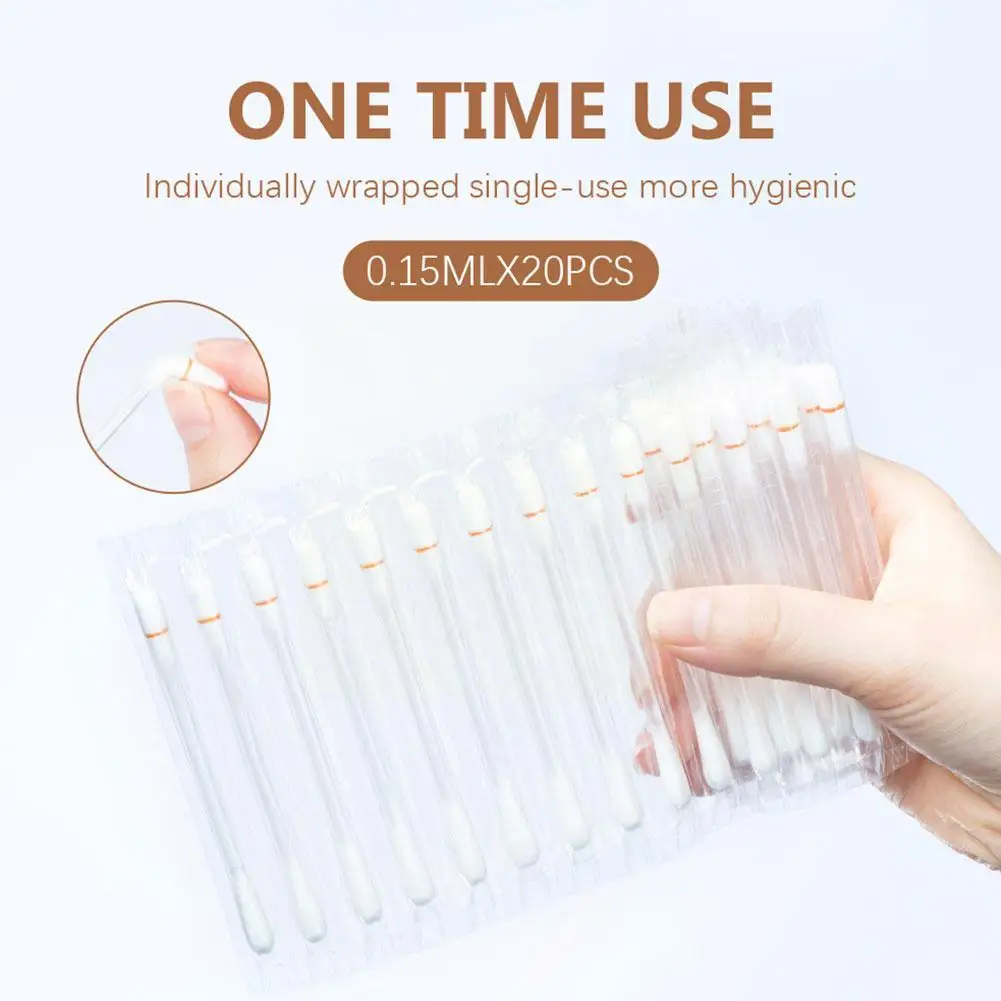 

Cleaning Cotton Swab Eyelashes Eyebrow Cleaning Liquid Makeup Pad Cleaning Cotton Swab Multifunctional Remover Cotton V5m3