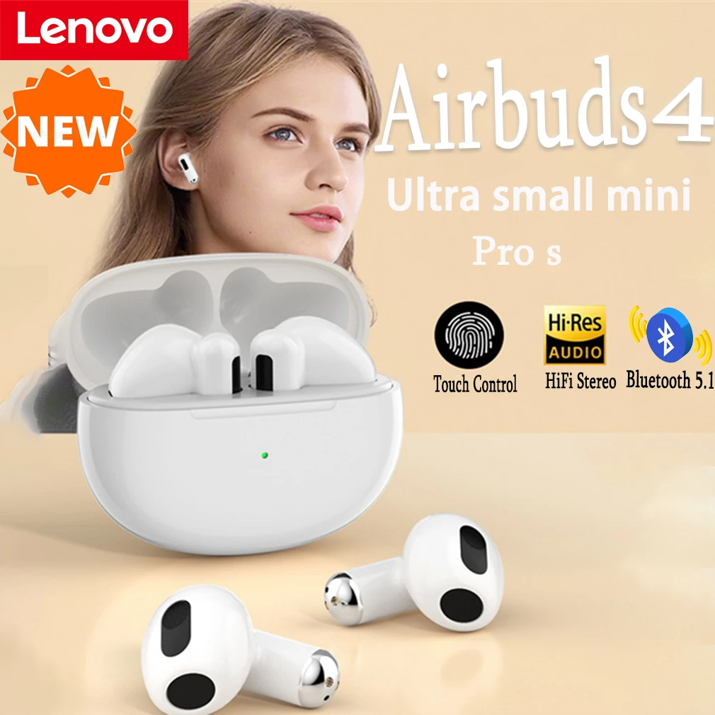

Lenovo New Air Pro Buds Wireless Earphone Bluetooth Mini ear Pods For iPhone Apple HiFi Stereo Gaming Sports Waterproof Earbuds