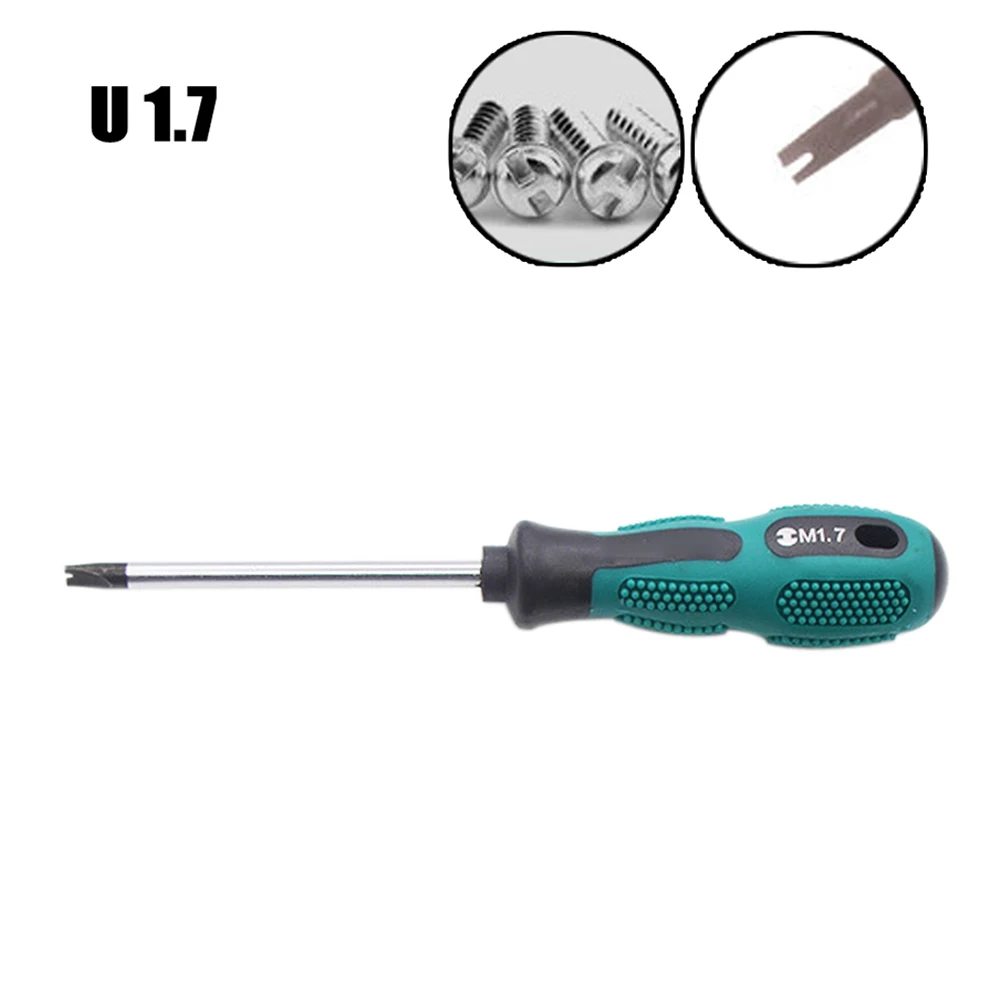 

1pc U-Shaped Screwdrivers Chrome-vanadium Steel Screwdriver Multi Bit Tools Precision Magnetic Long Screwdriver Hand Tool
