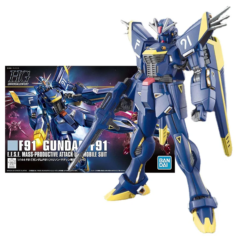 Anime Figure Hg 1/144 F91 Collection Gunpla Anime Action Figure Toys For Children Brand: Bandai