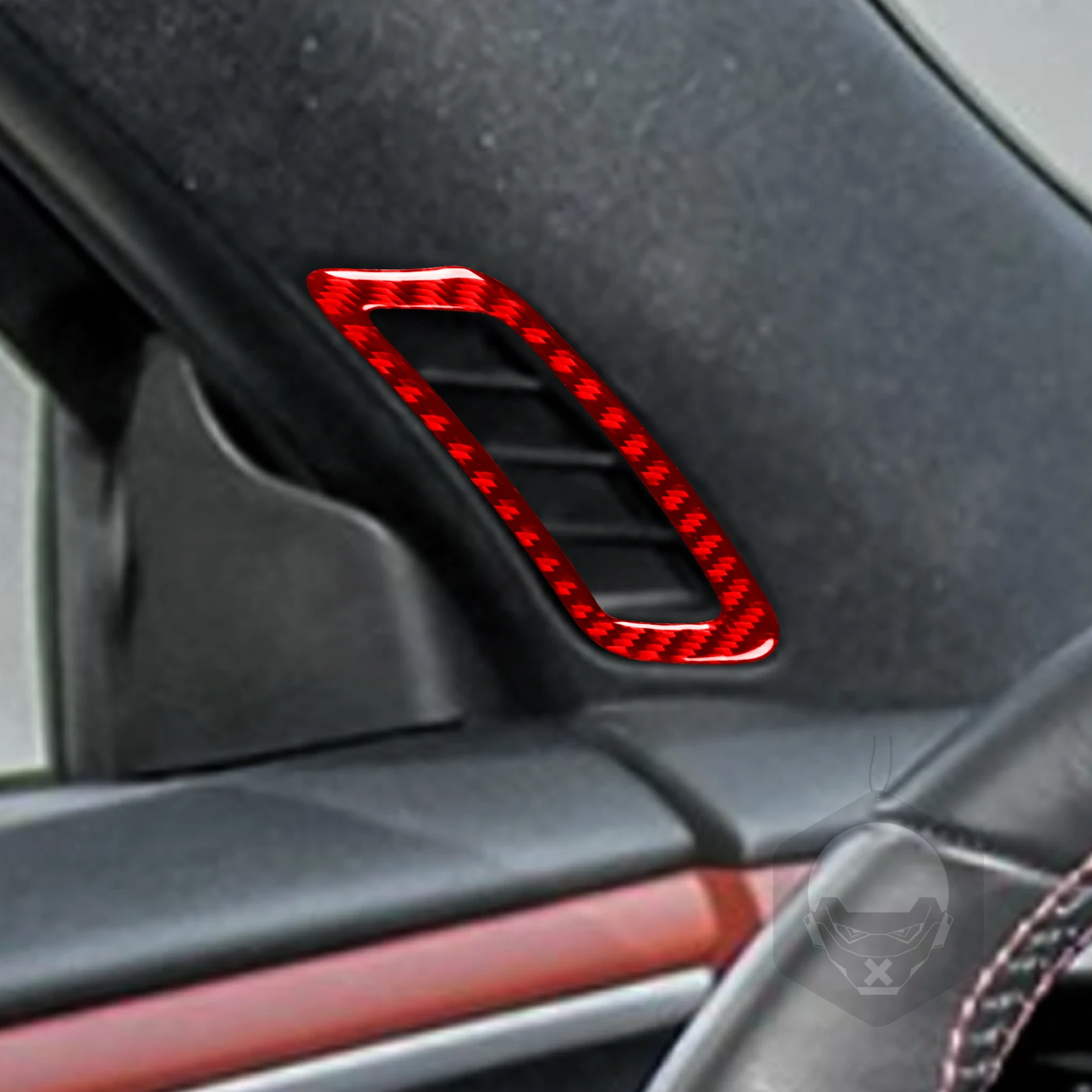 Для Mazda CX9 2016 2017 2018 2019 2020 2021 2022 2023 аксессуары из углеродного волокна для интерьера