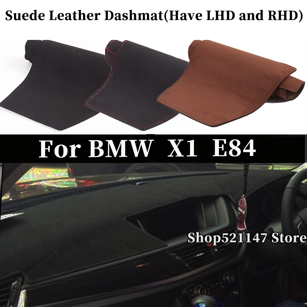

Аксессуары для стайлинга автомобиля, замшевый кожаный коврик для приборной панели, коврик для приборной панели, коврик для BMW X1 E84 2009-2015 2010 2011 2012 2013 2014
