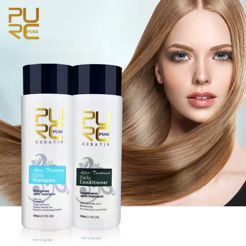 

PURC Professional Brazilian Keratin Hair Treatment Cream Straightening Smoothing Scalp Treatment Purifying Shampoo Hair Care