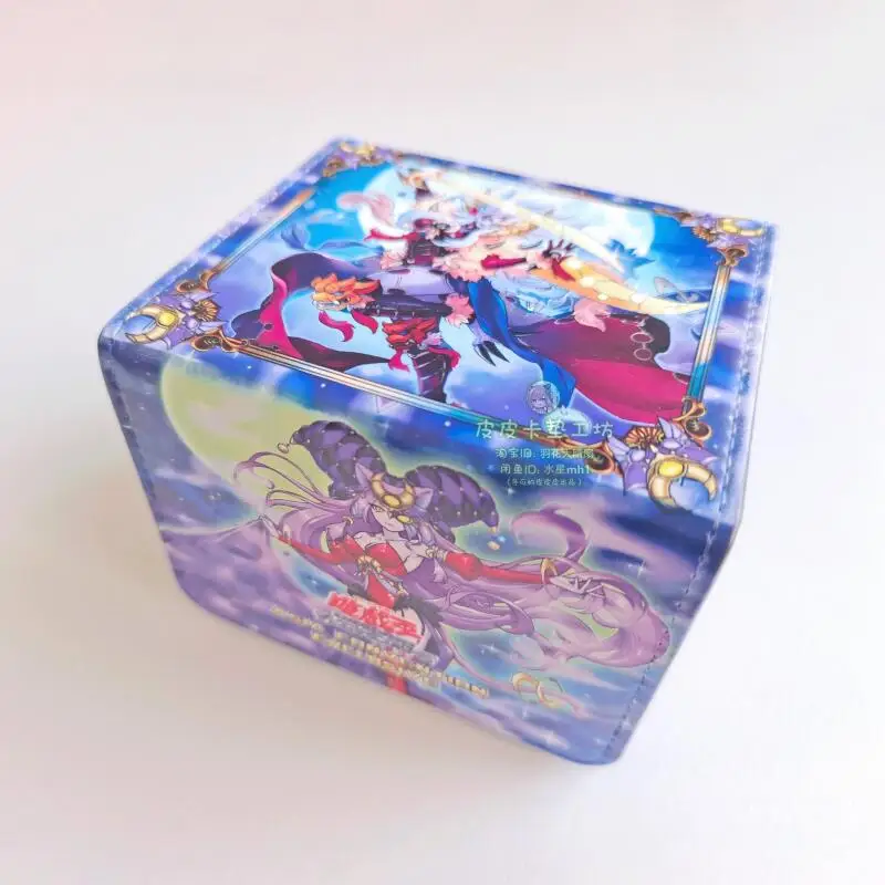 Фото Ю-Ги-О! Коробка для карт Sky Striker Ace-Raye Traptrix Sera DIY: Большая кожаная коробка для хранения коллекционных игровых карт, утолщенная, с большой вместимостью №2