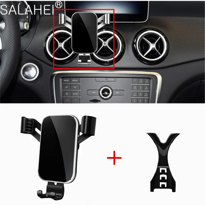 Air Vent Mount Bracket New Plastic Car Mobile Phone Holder For Mercedes-Benz GLA 45 AMG X156 CLA W117 C117 GLA200 Accessories