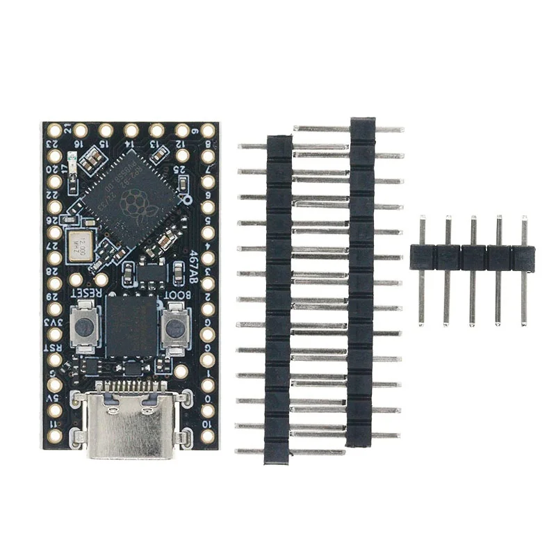 Фото Плата для разработки RP2040 Pro Micro Raspberry PI PICO, двухъядерная, поддерживает Micro Python №2