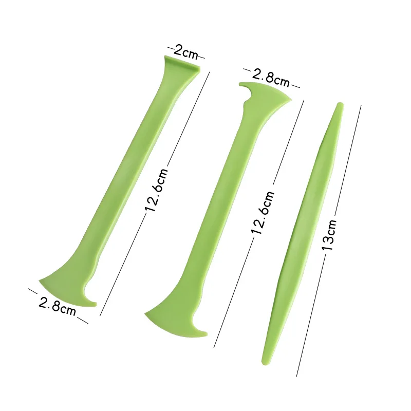 

3 шт., виниловый инструмент для автомобильной пленки, микропалка, ракель, набор для тонировки окон, угловой скребок, кривые слоты, инструменты для зазоров, резак для пленки