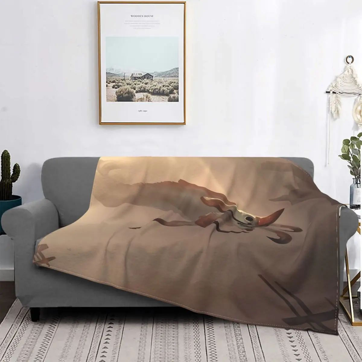 Ультрамягкое Флисовое одеяло Subnautica - Reaper Leviathan Anime An