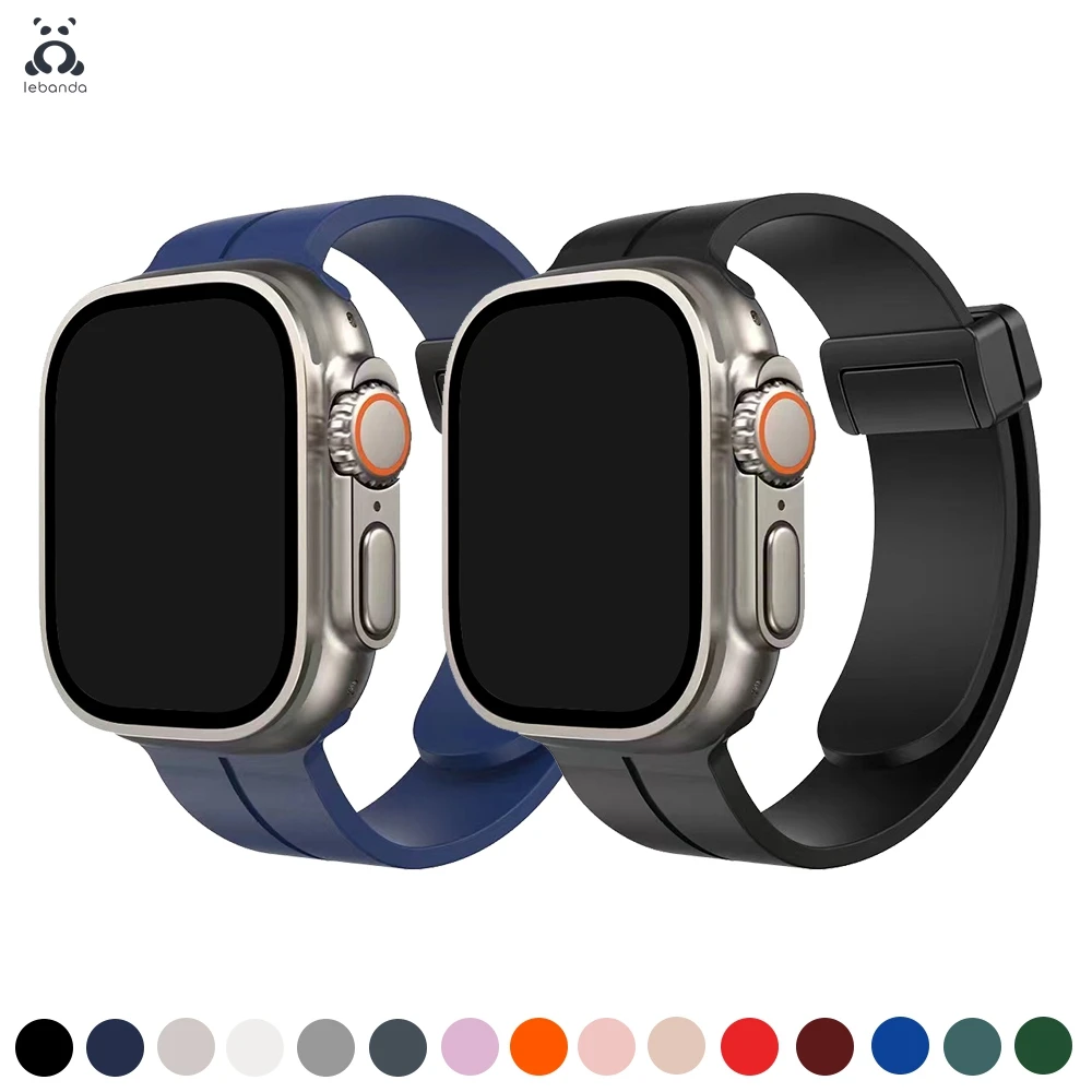 Силиконовый ремешок для Apple Watch 2 Series 9 8 7 6 SE54