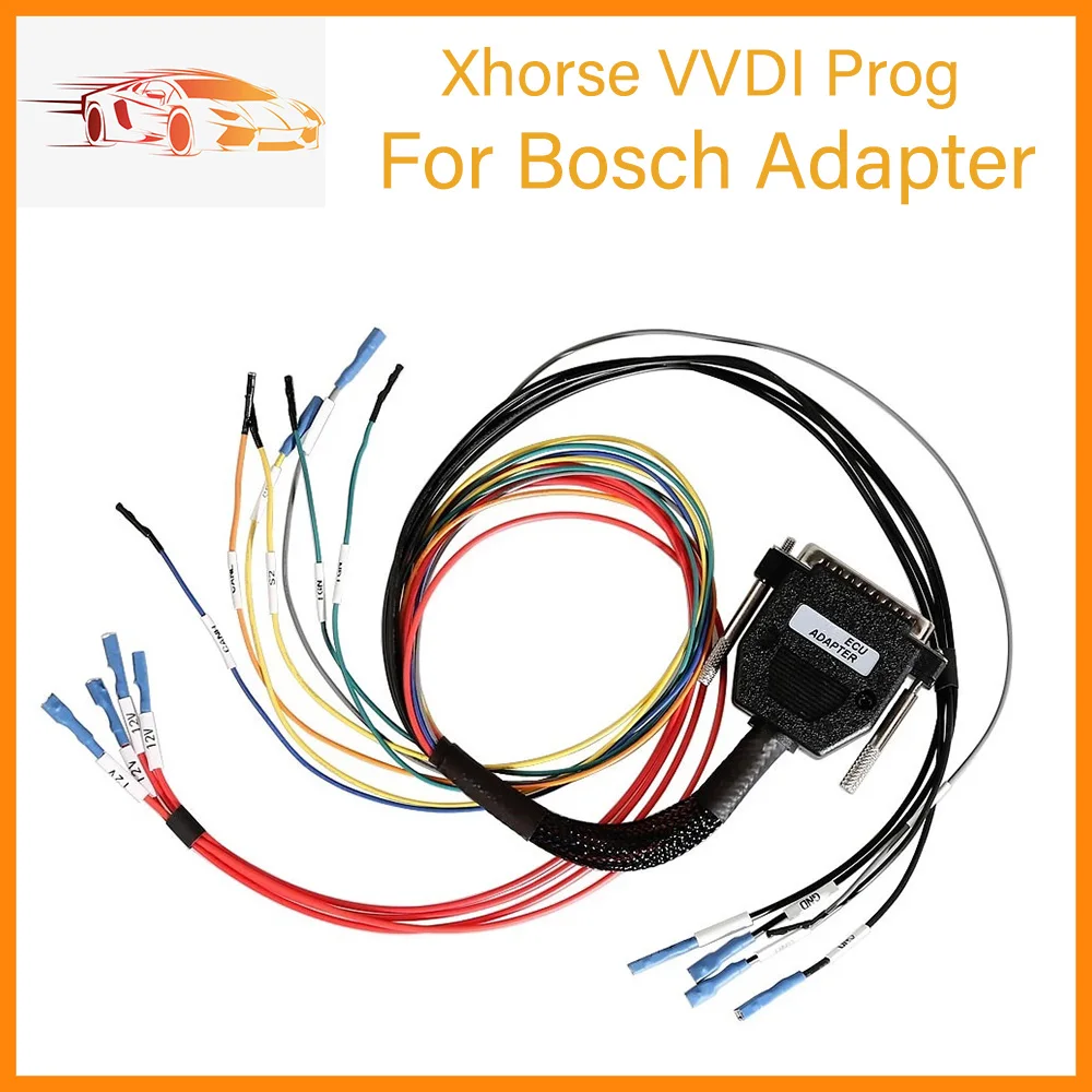 

100% оригинальный адаптер Xhorse VVDI Prog для Bosch, адаптер ECU, чтение детской модели, ECU N20 N55 B38 B48, без открытия, бесплатная доставка