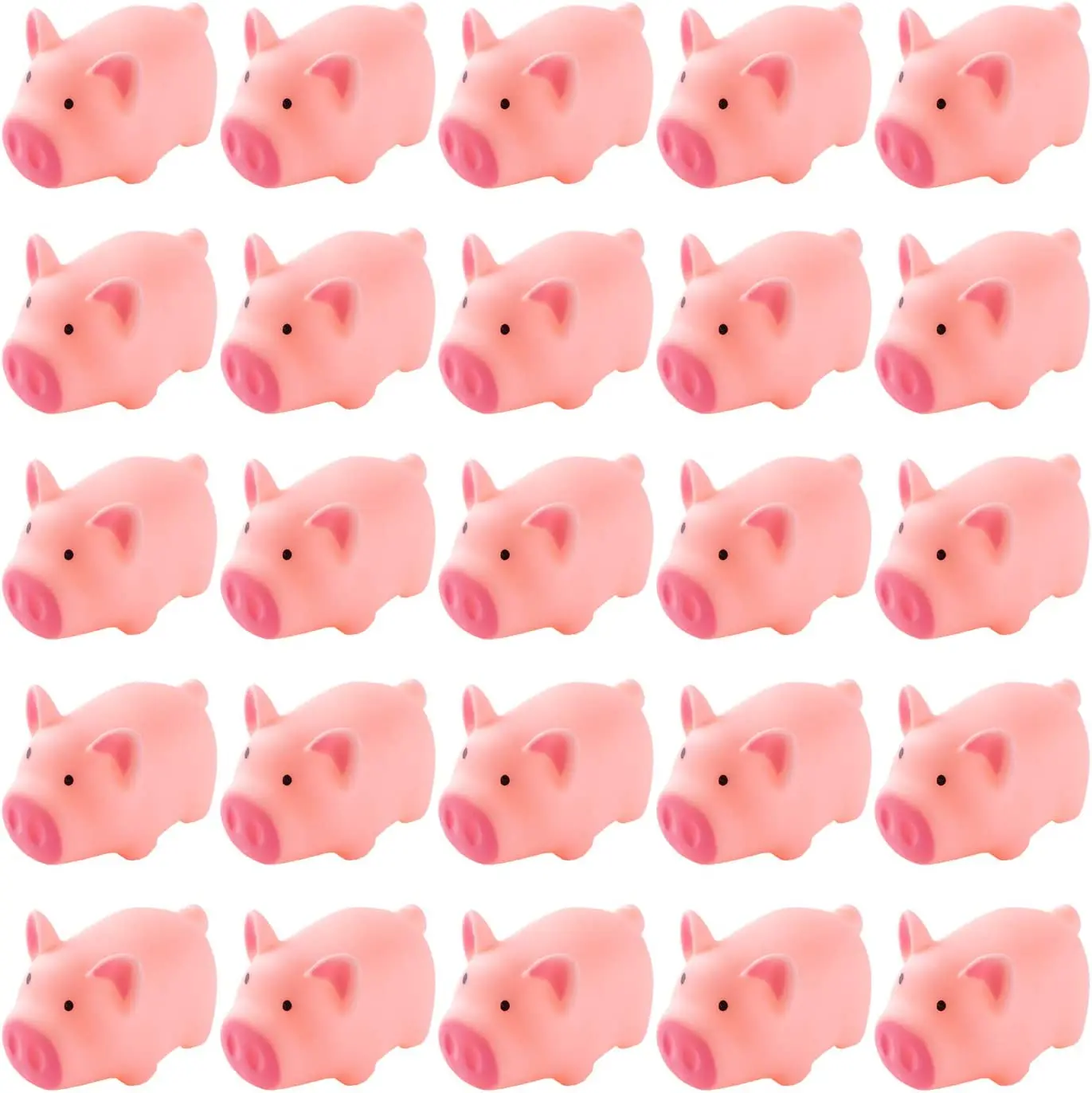 10PCS Mini Rubber Pigs Foat Bathtub Toys For Birthday Party Favor Gifts Decoration