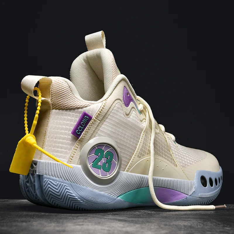 High Quality Practical Basketball Shoes Women's Comfortable Anti-skid Sports Shoes