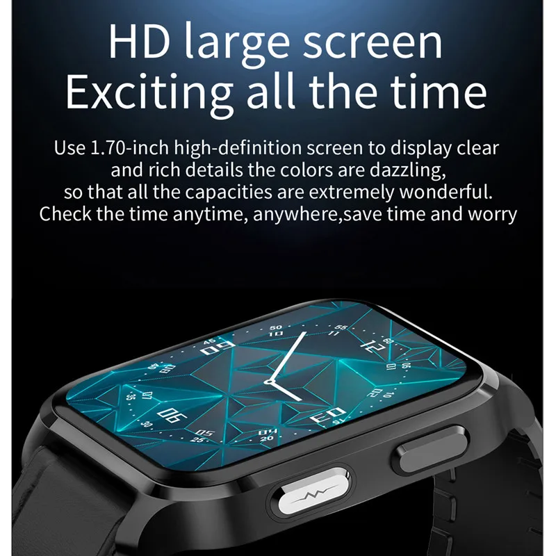 

Smart Watch Monitoring ECG Sport Waterproof Bluetooth Call Full Touch Woman Man Fitness Heart Rate Blood Pressure Smartwatch