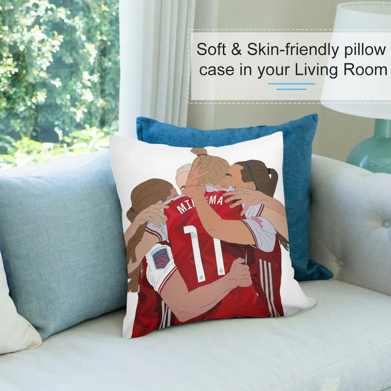 Vivianne Miedema WSL Top Goal Scorer декоративная подушка чехлы для диванных подушек