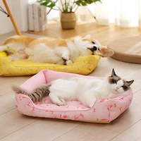 pet mat super cooling summer pad mat ice pad dog sleeping round mats for dogs cats pet kennel breathable cold silk dog bed