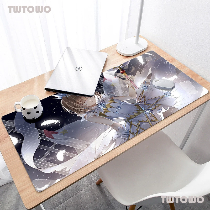 

Cardcaptor Sakura Mousepad XXL Home Computer Mouse Mat MousePads Desk Mats Anti-slip Gamer Office Laptop Table Mat