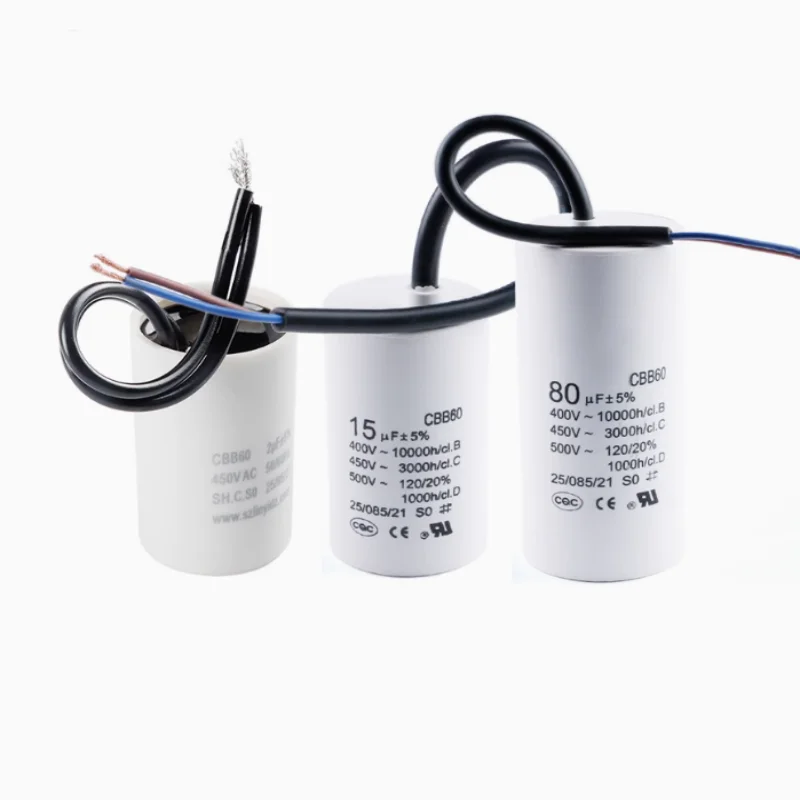 CBB60 пусковой конденсатор 20/25/30/35/40/45/50/60/80 мкФ водяной насос для сушки шпионов