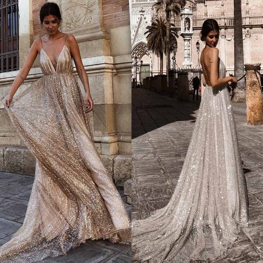 

Mandylandy Women Sexy Lace Mermaid Wedding Dress Lady Fashion High Waist Corset V Neck Halter Long Evening Party Formal Dress