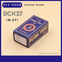 500pcs dcx27 b 27 fly tiger brand sewing needles for industrial overlock sewing machine juki brother siruba pegasus consew