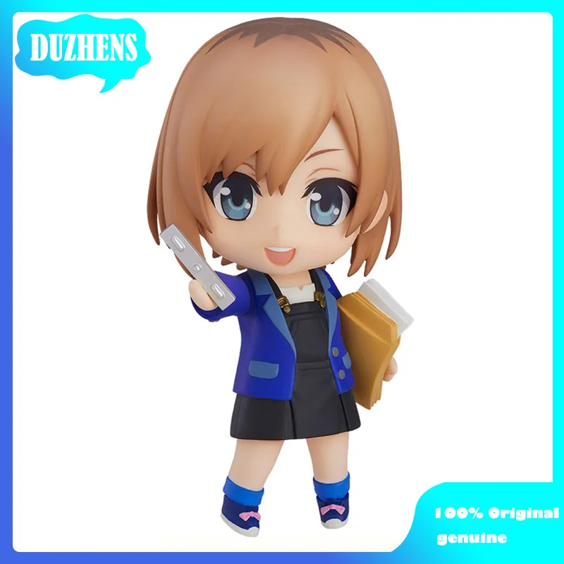 

100% оригинал: аниме Shirobako Aoi Miyamori Q version figma фигура аниме модель игрушки Фигурки Коллекционная кукла подарок