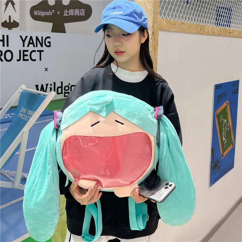 

Kawaii Anime Doll Bag Plush Cinnamoroll Backpack Anime Plushie Bag Cartoon Messenger Bags For Girls Birthday Gifts