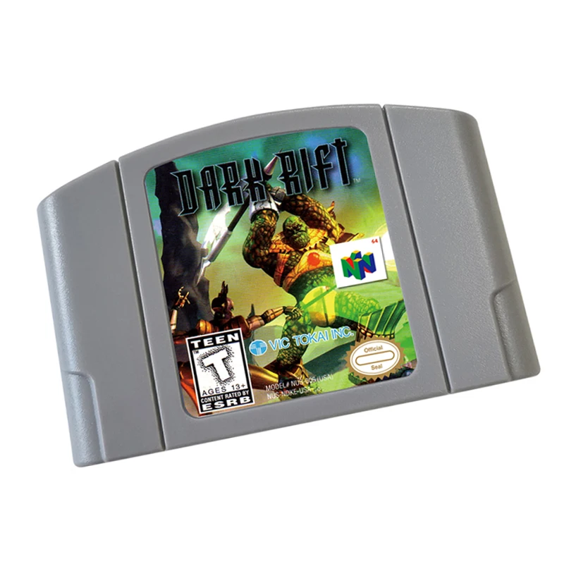 64-битный картридж для видеоигр Dark Rift американская версия игровой консоли N64