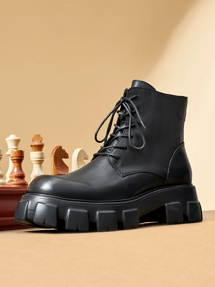 Действительно крутые мужские осенние кожаные ботинки для верховой езды на