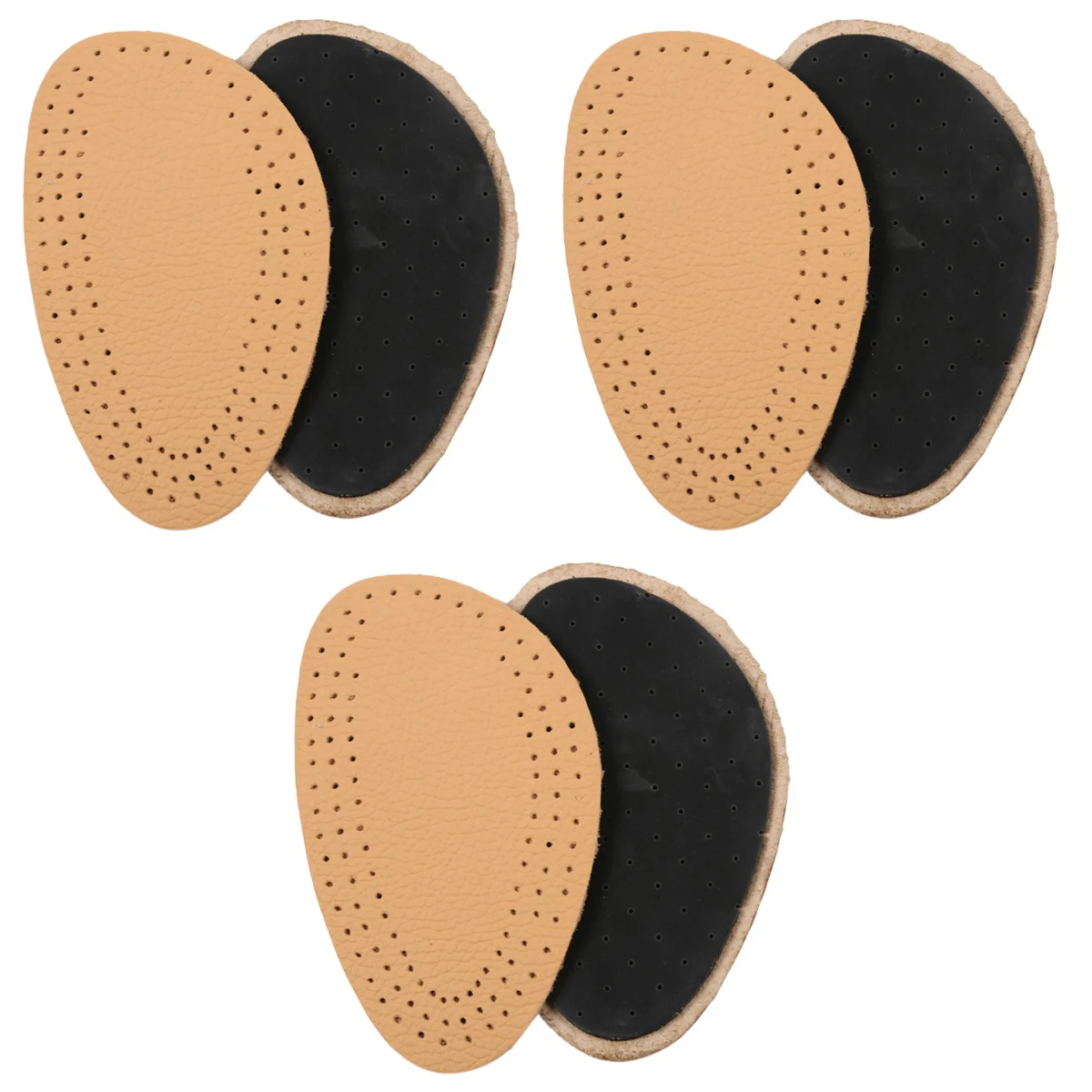 

3 Pack High Heels Women Closed Toe Ball Foot Cushions & Latex Half Insoles Protector Baby