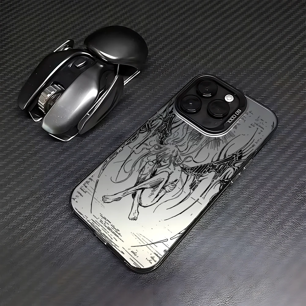 Роскошный черный чехол с ангелом демоном смерти для Samsung Galaxy S24 S23 S22 S21 S20 Note20 Ultra Plus