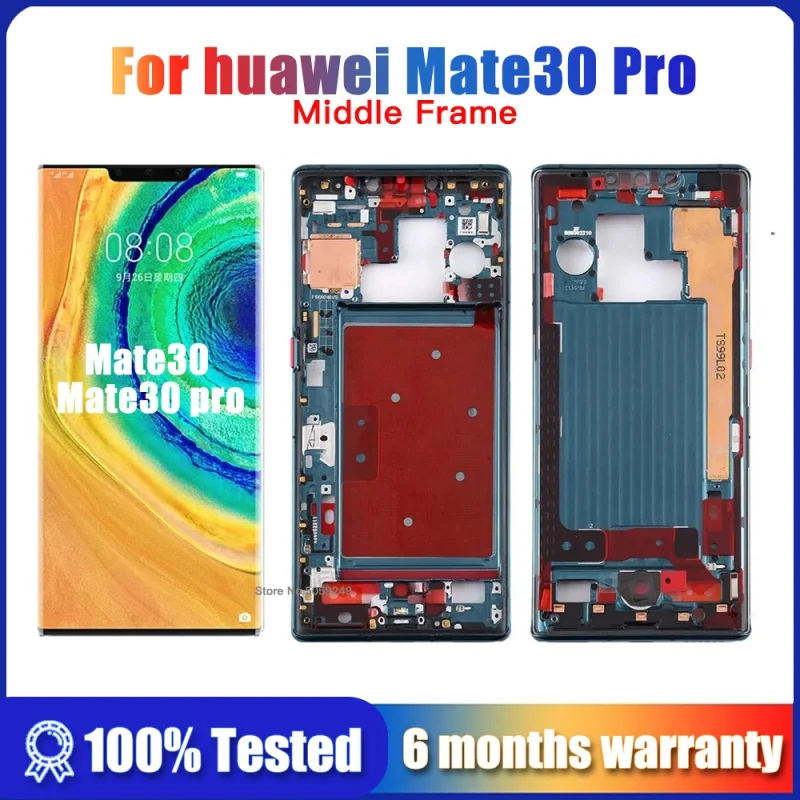 Оригинальная средняя рамка для Huawei Mate 30 / Pro пластина Держатель ЖК-дисплея крышка