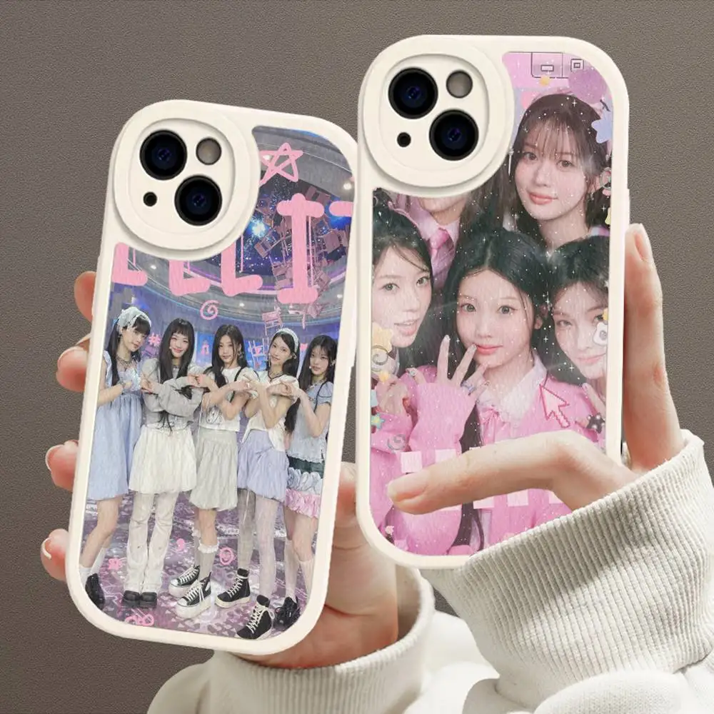 Фото Чехол для телефона Kpop Group I-Illit для iPhone 11 12 13 14 15 16 Pro Max Plus, кожаный чехол. №1