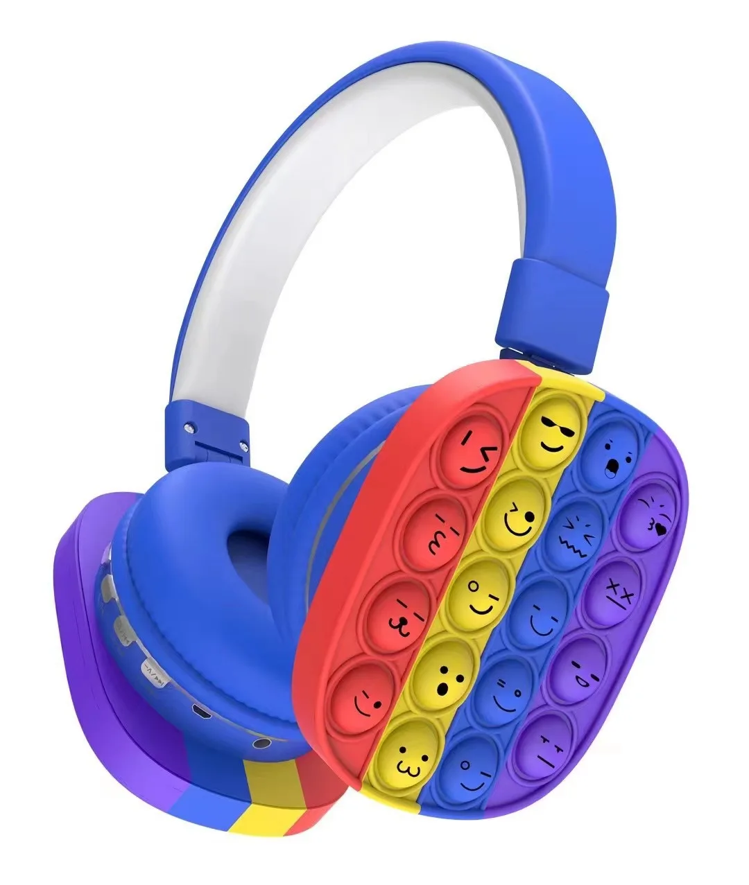 

Симпатичные беспроводные Bluetooth-наушники, поп-фиджет-игрушка, декомпрессионная силиконовая гарнитура, игрушка, наушники игрушечные наушник...