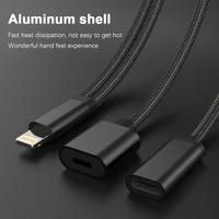 2 in 1 usb c to 3 5mm headphone jack adapter type c charge audio aux adaptor for iphone11 12 13