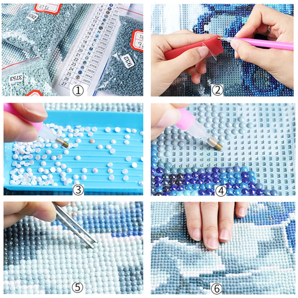 Алмазная живопись пейзаж Вышивка крестиком вышивка Осенняя картина Стразы