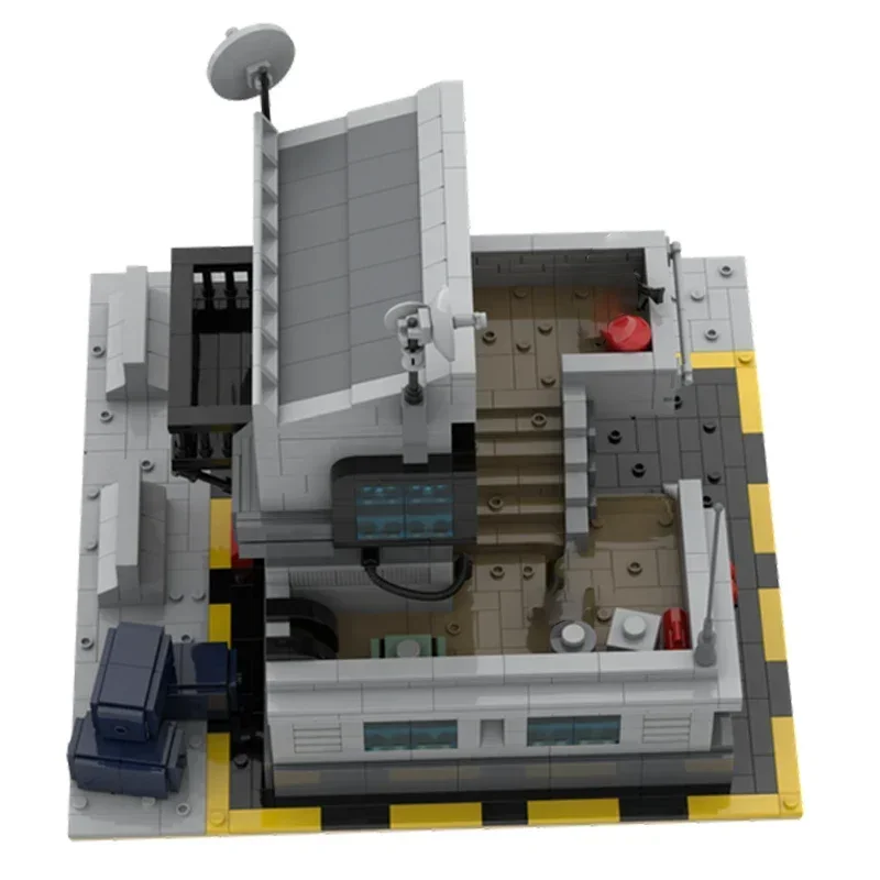 Звездная модель фильма Moc Building Bricks Модульная императорская база # 2-командный