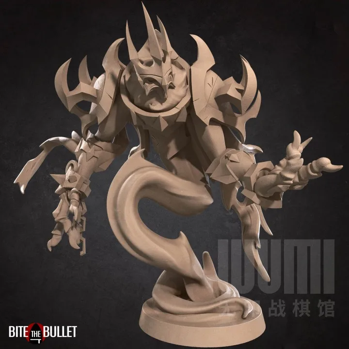 Миниатюрная модель из смолы элементный монстр темная пустота деревянный лед