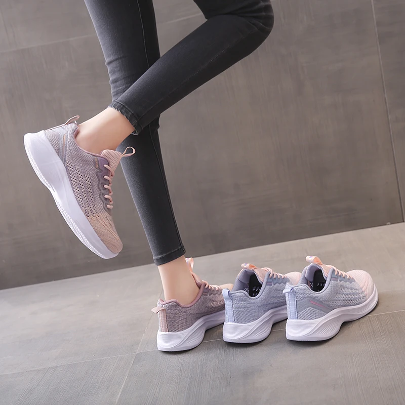 New Fashion Women's Running Hollow Out Shoes Breathable, Leisure, Outdoor, Lightweight, Walking and Sports Shoes High Quality