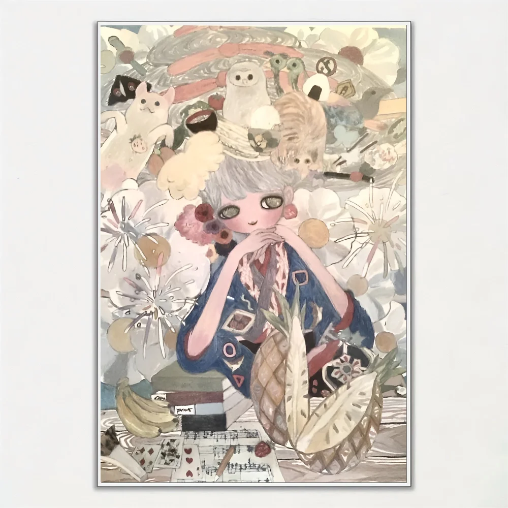 Aya Takano Art Poster Wall Home Decor Room Digital Painting Living Restaurant Kitchen