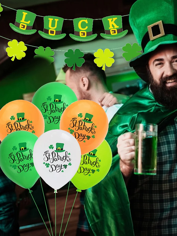 

St. Patrick＇s Day Balloon Decoration Gorgeous Party Supplies