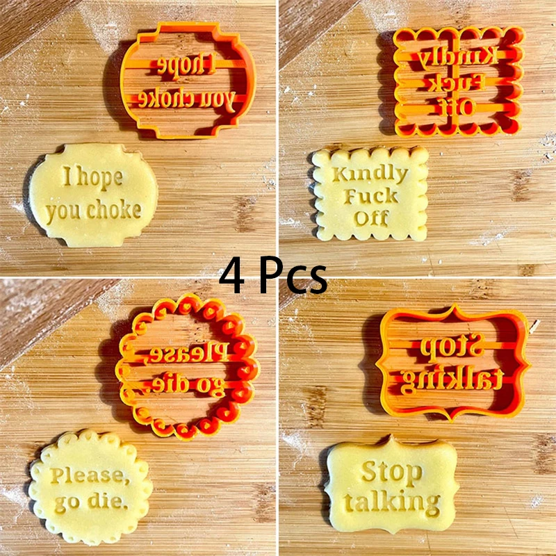 

Baking Orange Cookie Biscuit Cutter Kitchen Pastry and Pastry Accessories Plastic Bakeware Cookie Tools Moulds with Good Wishes