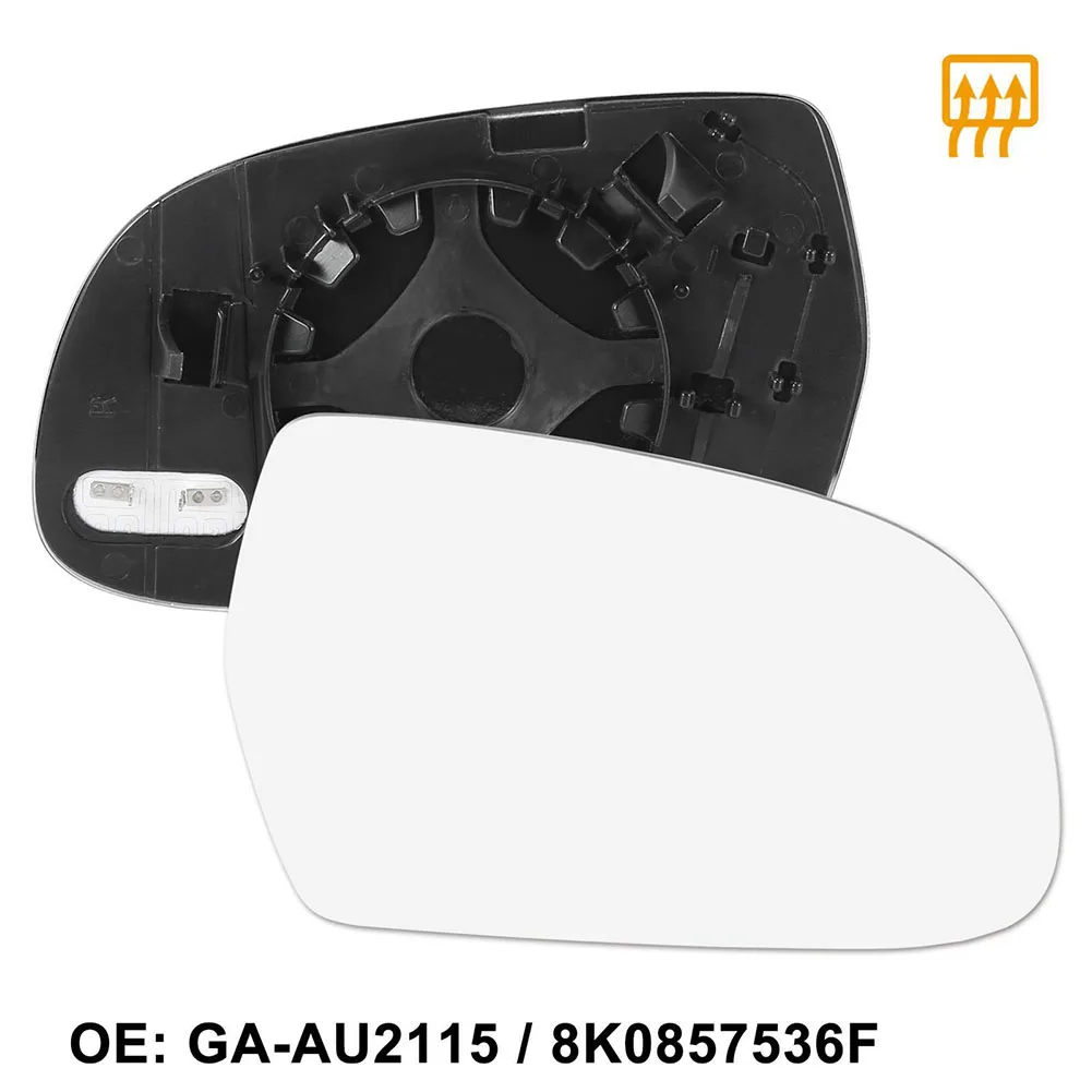 

Right Side Rearview Mirror Glass Heated For A3 A4 A5 A6 A8 Q3 2010-16 8K0857536F For A5 2010-2016 For S5 2010-2016 Accessories