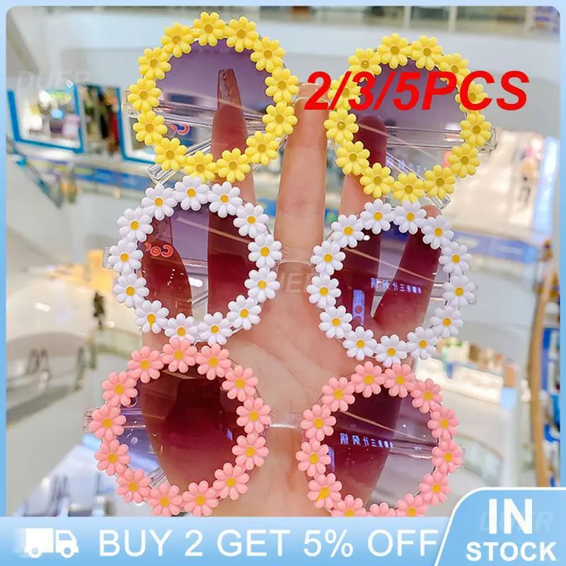 

2/3/5PCS Fashion Sunglasses Uv Protection For Kids Boys Girls Personality Shades Outdoor Gafas De Sol Cute Round Sun Glasses