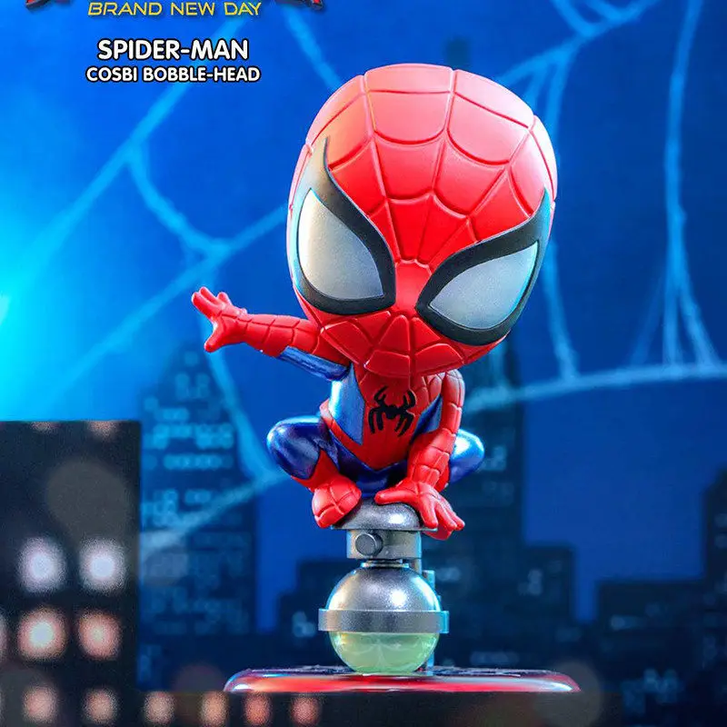 Фото HotToys Spider-Man 4 Brand New Day COSBI Мини-фигурка в слепой коробке-сюрпризе, подвеска, модные игрушки, загадочные настольные украшения, подарок №5